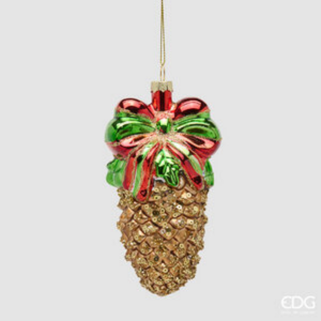 EDG Pine Cone Decoration (Multicolour - 13 cm)