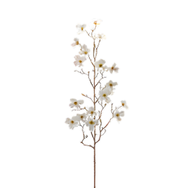 EDG Cornus Glossy Ramo (Wit met Goud - 85 cm)