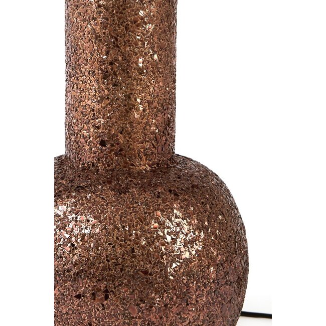 Light & Living Lampenvoet Burira Glitter Brown-Bronze Ø26x83 cm