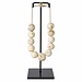 PTMD Alsha Natural calcite necklace ornament on stand