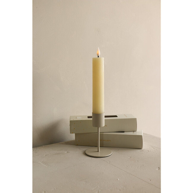 Home Society Gebroken wit LED Dinner Candles XL Core Recharge Set 2