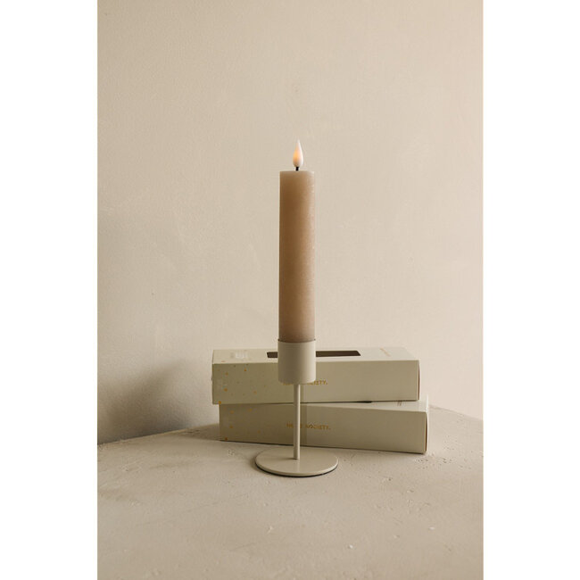 Home Society Beige LED Dinner Candles XL Core Recharge Set 2