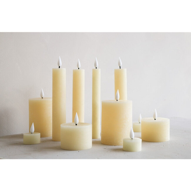 Home Society Gebroken wit LED Tealight Candles Core Recharge Set 6 LED