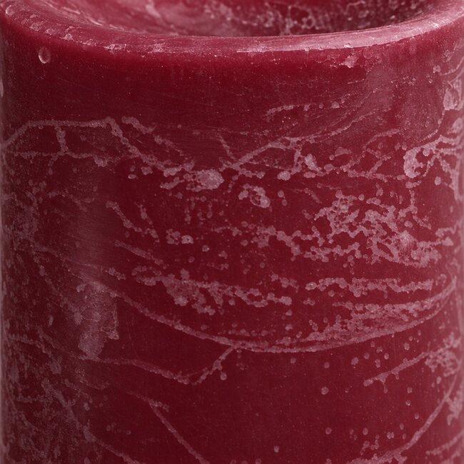 PTMD LED Light Candle rustic bordeaux moveable flame M