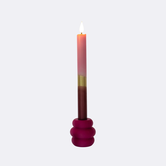 Dinerkaars Dip Dye Roze/Goud/Blackberry nr. 210 (1 stuk)