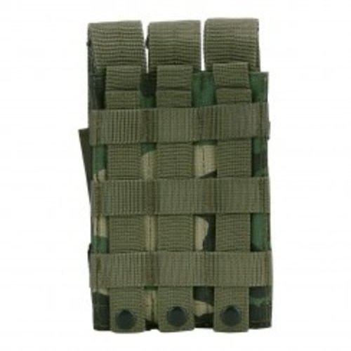 101 Inc Molle pouch side arm three magazines closed