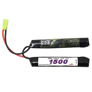 101 Inc Battery NIMH 9.6v -1500 mAh butterfly