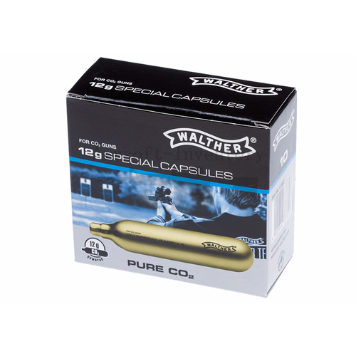 WALTHER Co2 Capsules 12g 10pcs