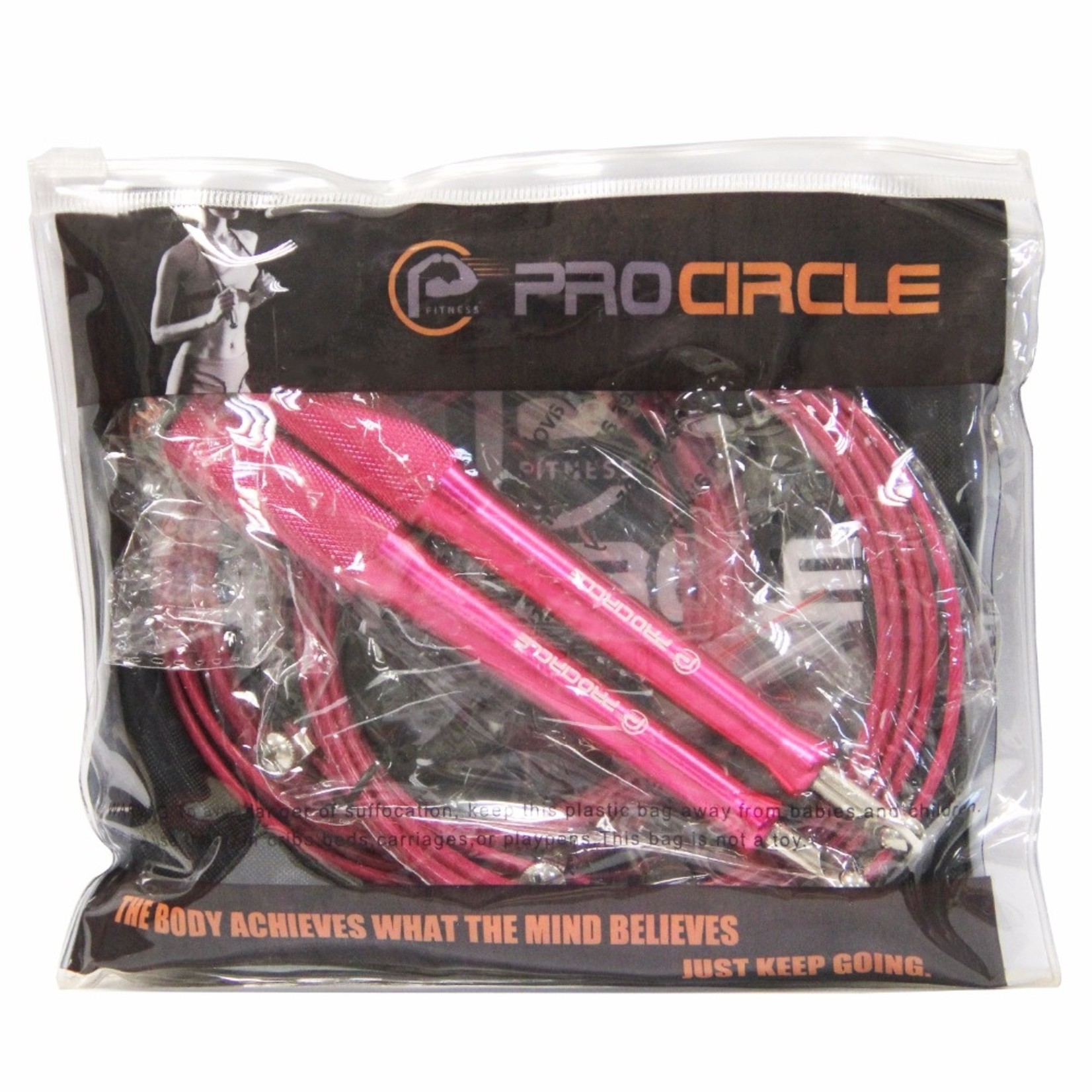 Jobber Ropes – Springtouw Seed 100% aluminium roze (300 cm)