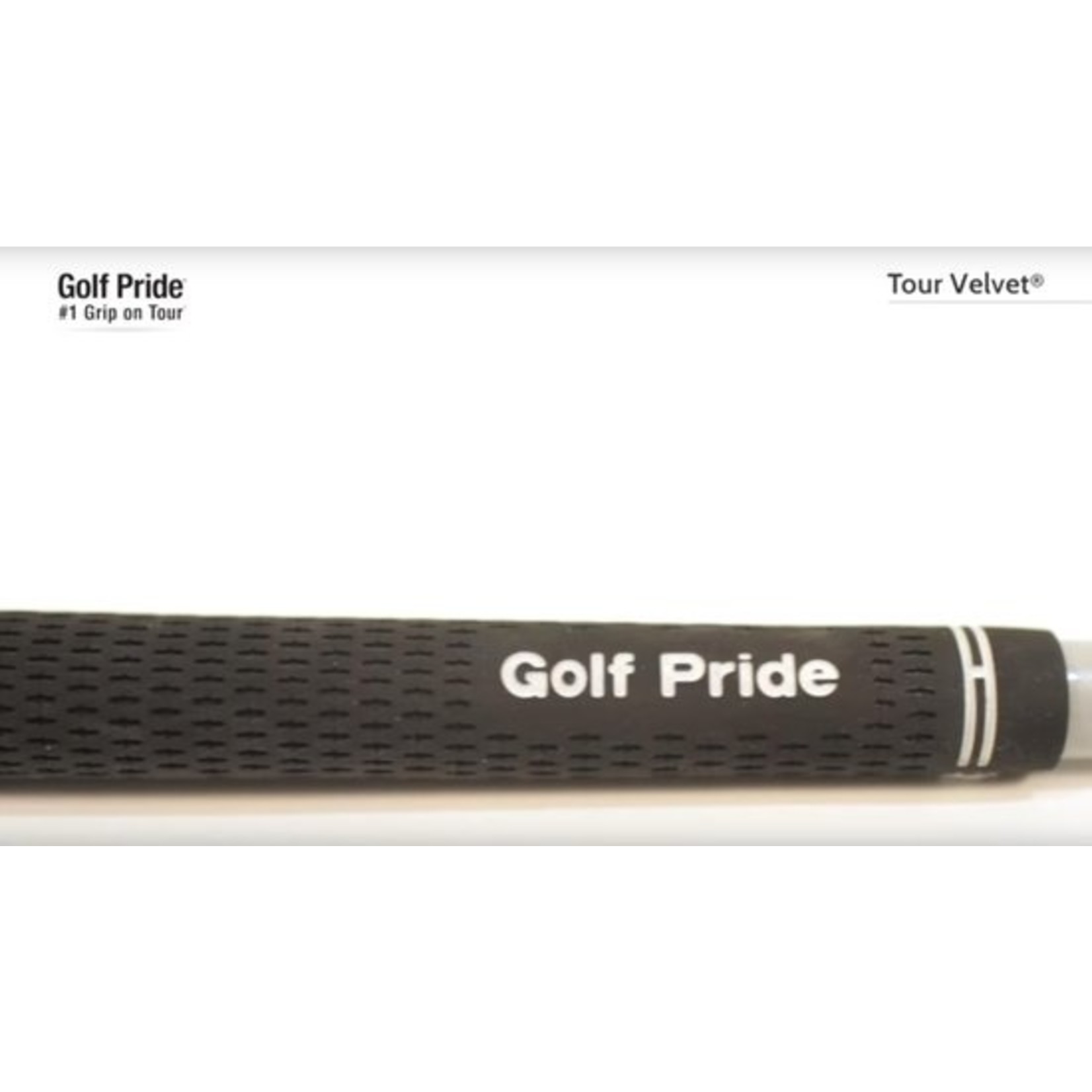 GolfPride grip golfclub Tour Velvet (zwart)