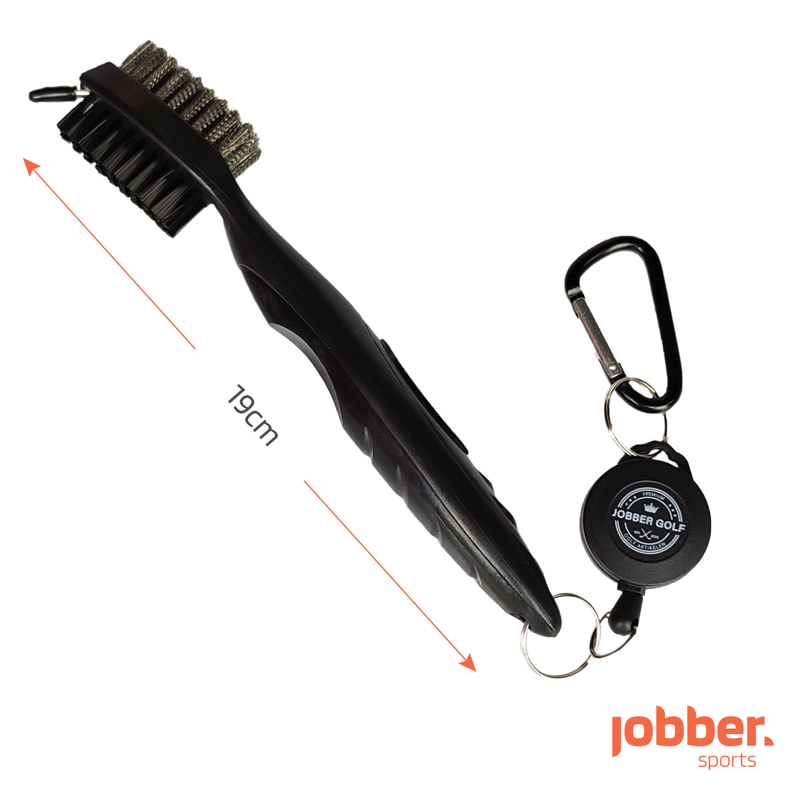 Jobber Golf - 3 in 1 Multi Brush Club Cleaner / Golfclub borstel