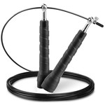 Springtouw Speedrope - Sport springtouw volwassene - Zwart