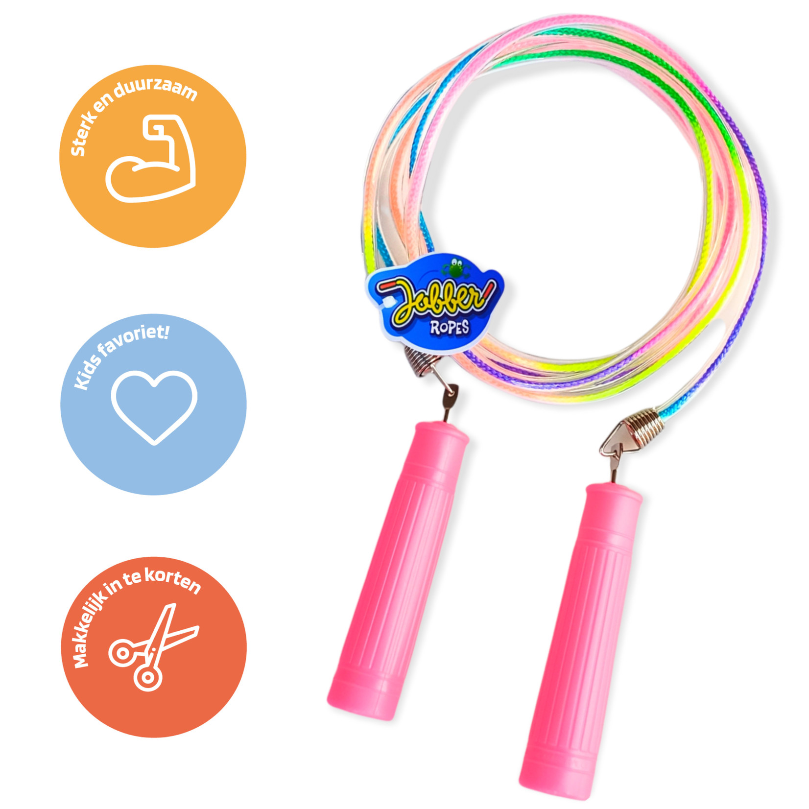 Jobber Ropes kids Jobber Ropes – Kinder springtouw regenboog