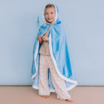 Sneeuwprinses -Mantel - Cape - Sneeuwprinses - Prinses - Blauw -  Verkleedset