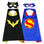 Batman & Superman Cape + Masker - Superhelden - Batman kostuum kinderen