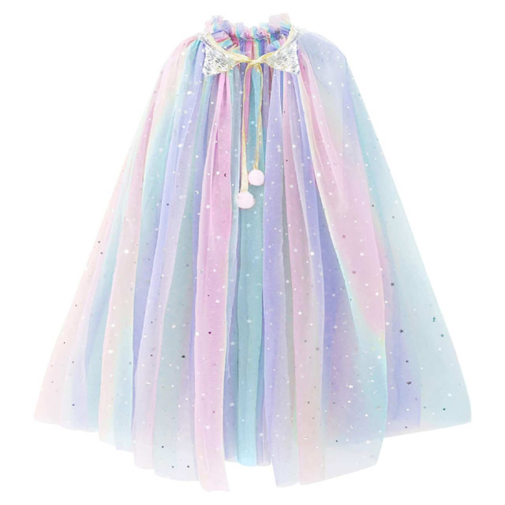 Jobber - Cape - Prinses - Regenboog - Unicorn - Verkleedset - Meisjes