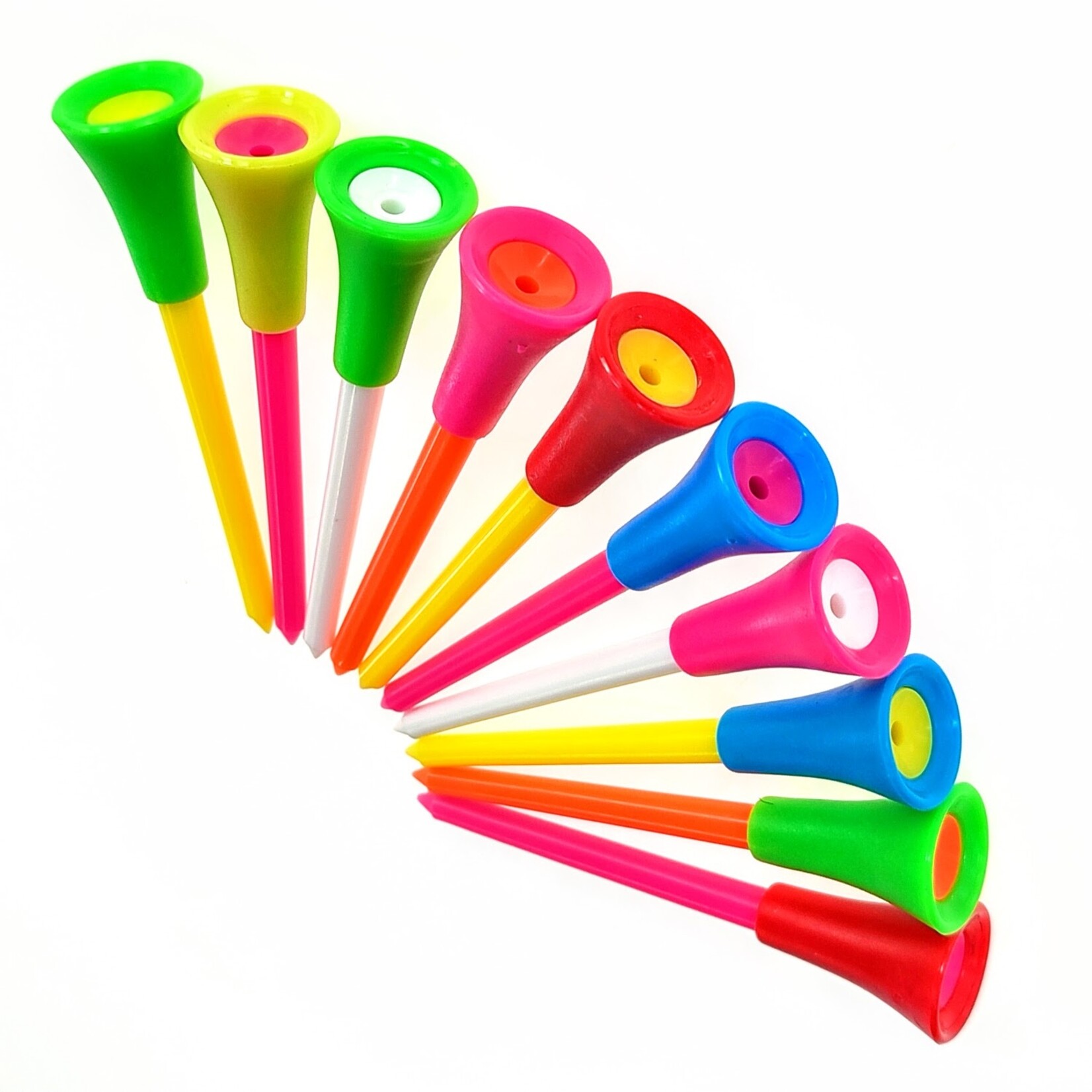 Jobber Golf - Plastic golf tees 83 mm (10 stuks)