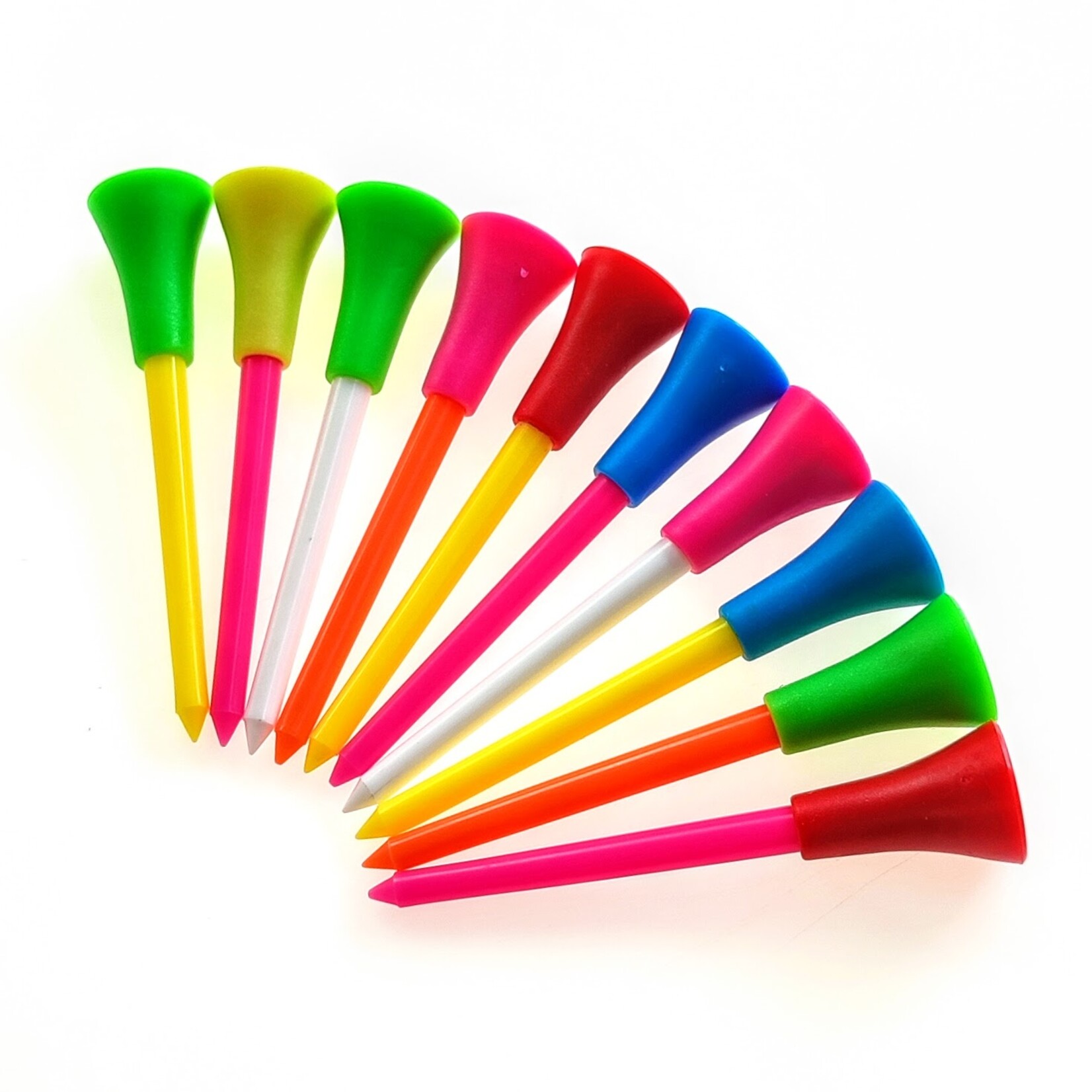 Jobber Golf - Plastic golf tees 83 mm (10 stuks)