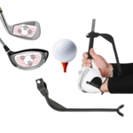 Swingtrainer + Golfstickers