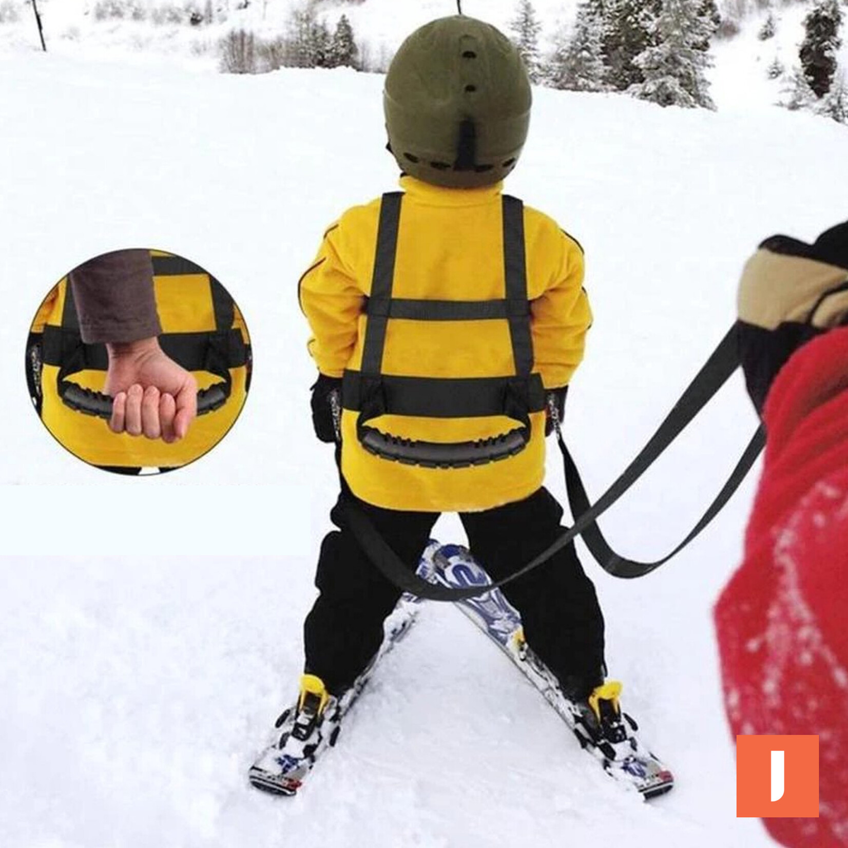 Jobber - Ski - Harnas - Oefengordel - Veiligheidsgordel - Kids - Tuigje