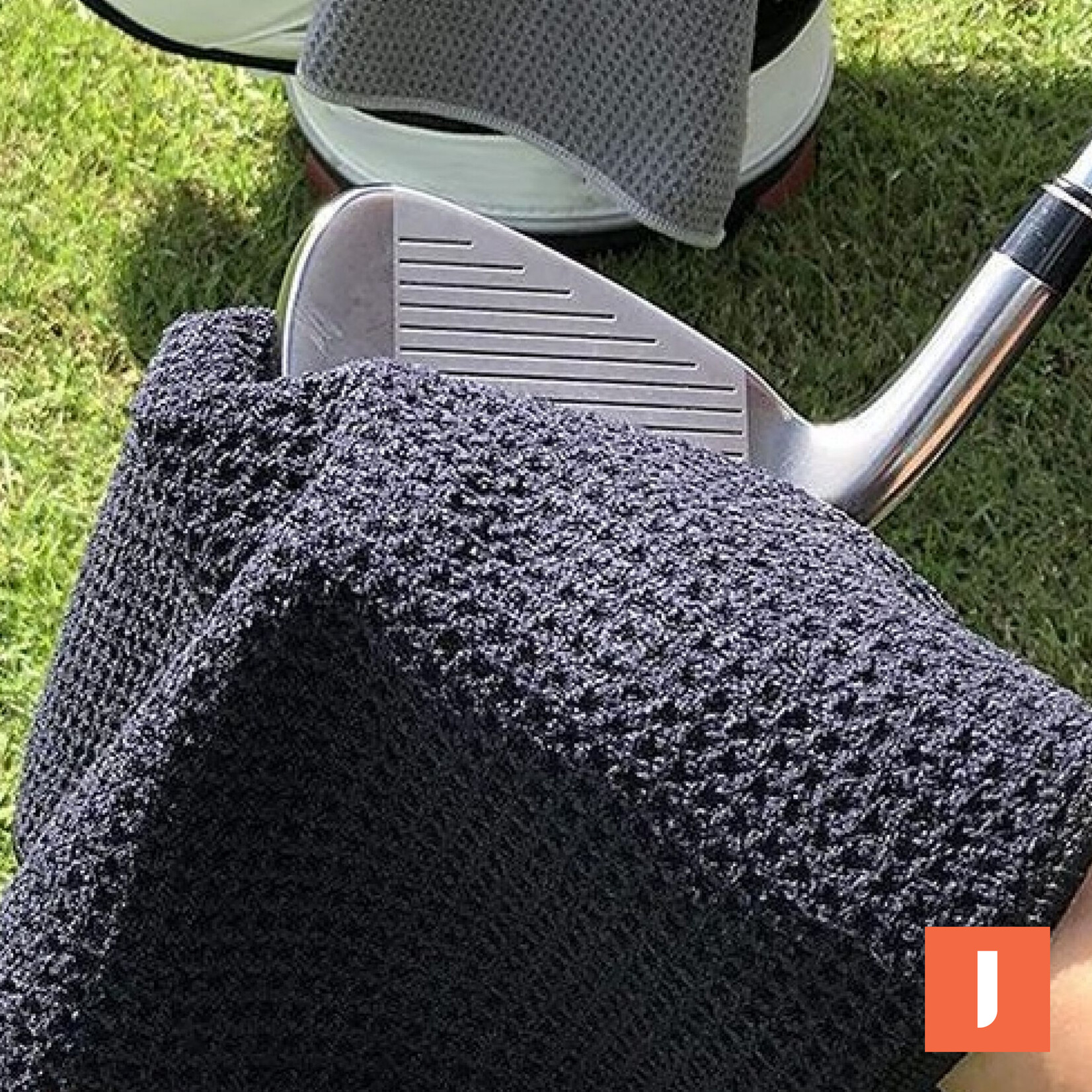 Jobber Golf Handdoek + Golfborstel - Golf Accessoires Cadeau Set