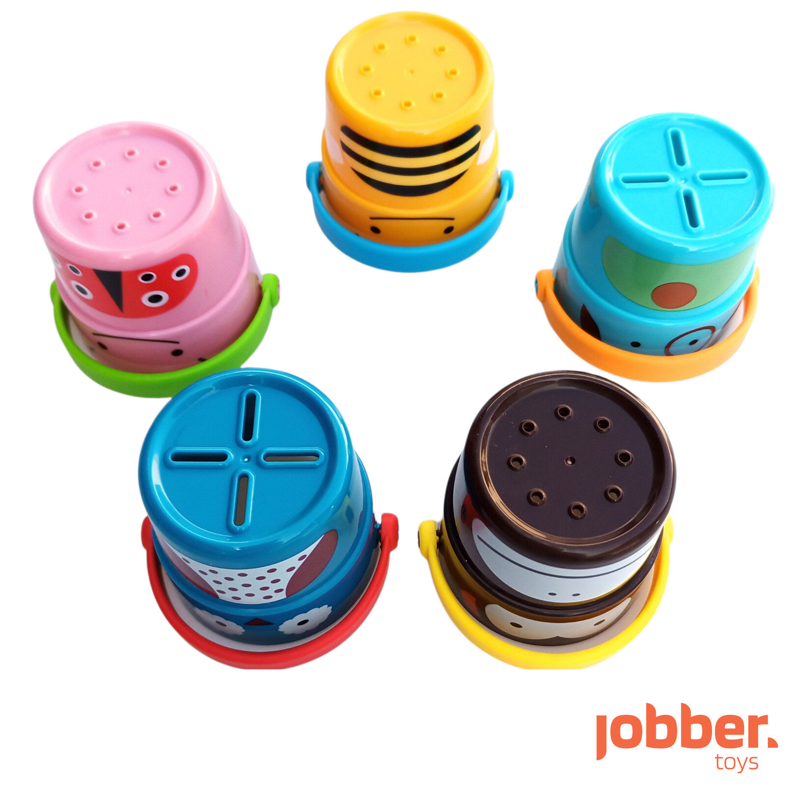 Jobber Waterplay Jobber Waterplay - bademmertjes / stapel emmertjes