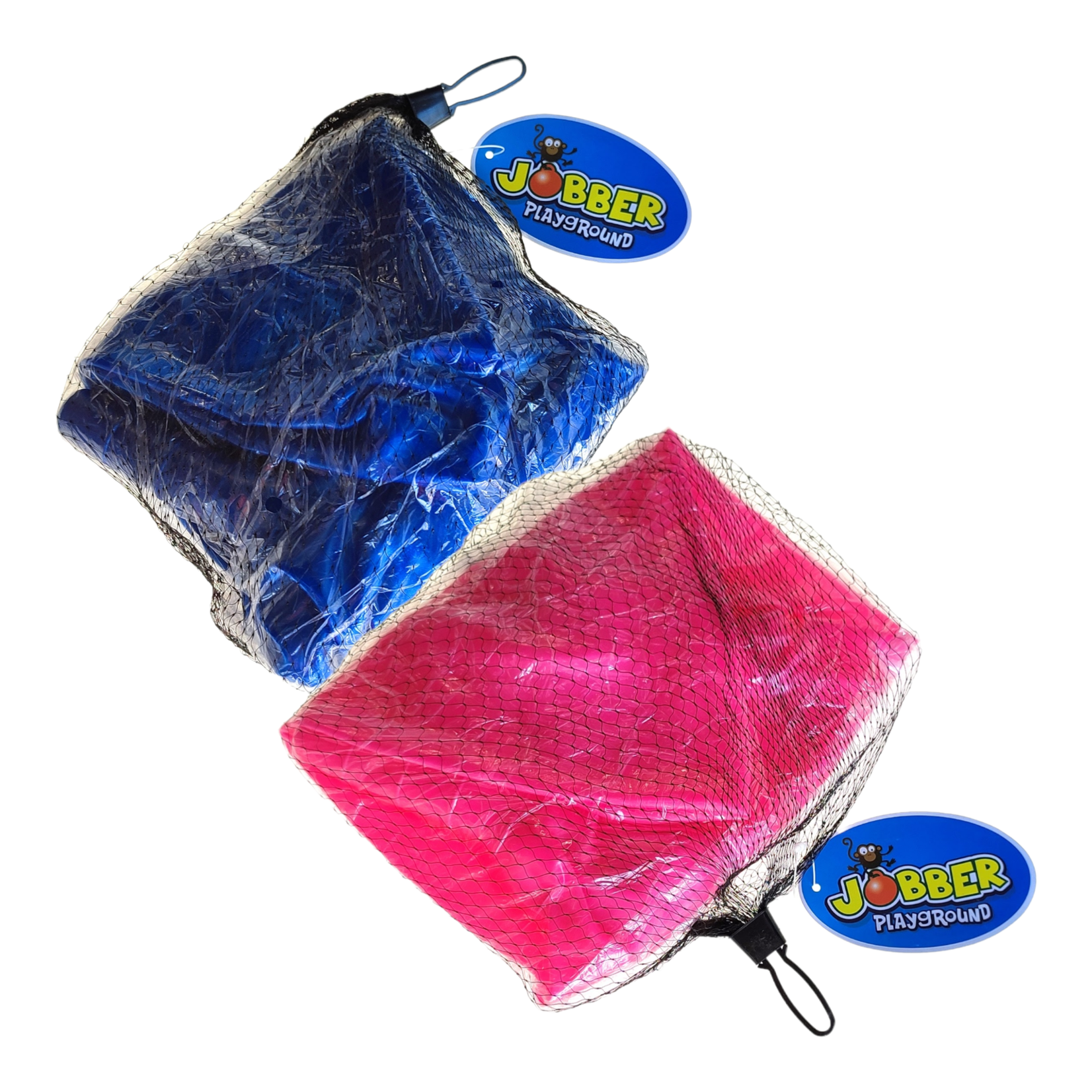 Skippybal - 2x Skippyballen - 45cm - Roze - Blauw