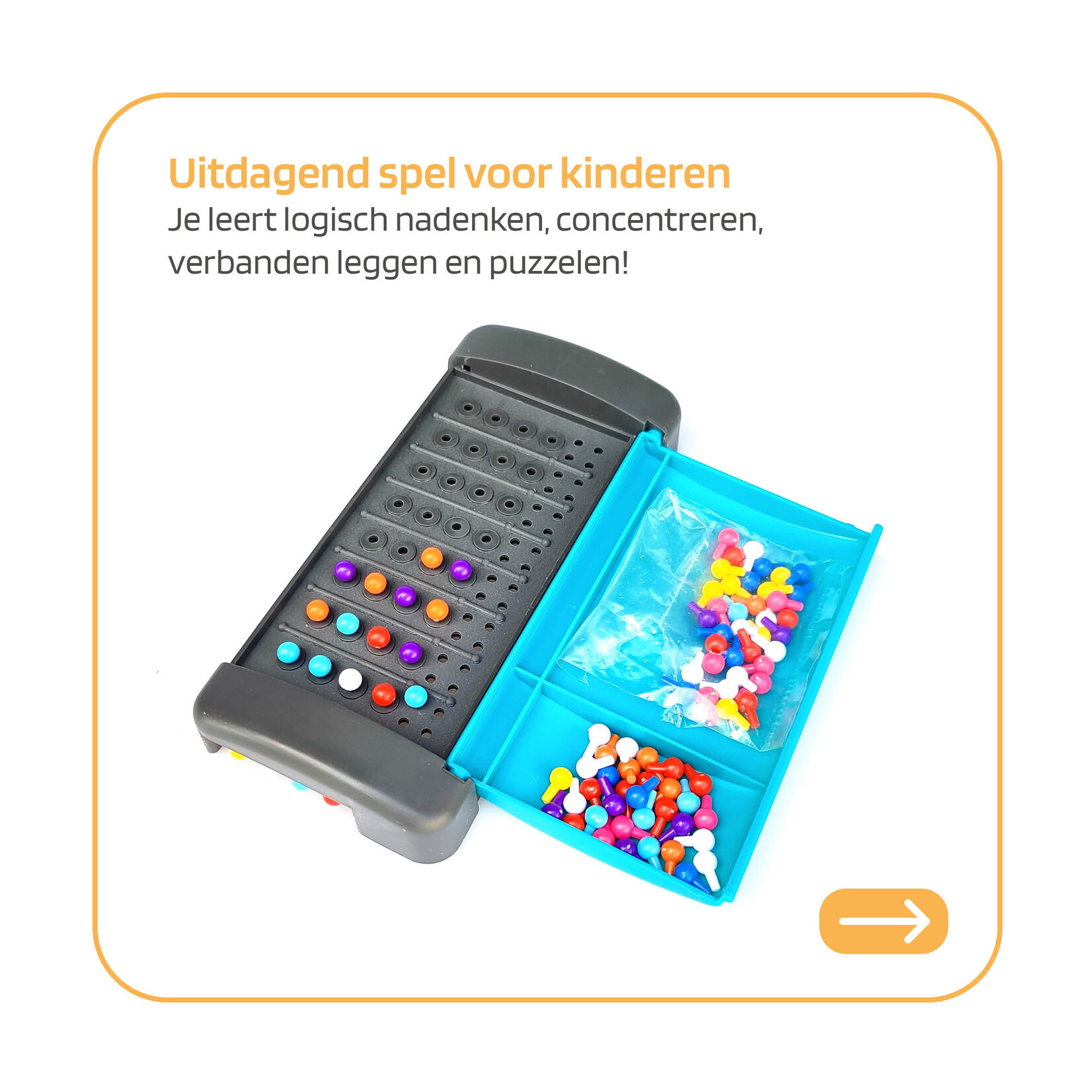 Mastermind Logisch Denkspel - Reisformaat Codekraker