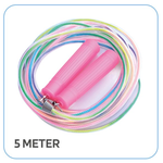 Jobber Ropes kids Springtouw 5 Meter Unicorn: Regenboogkleuren voor Kinderen