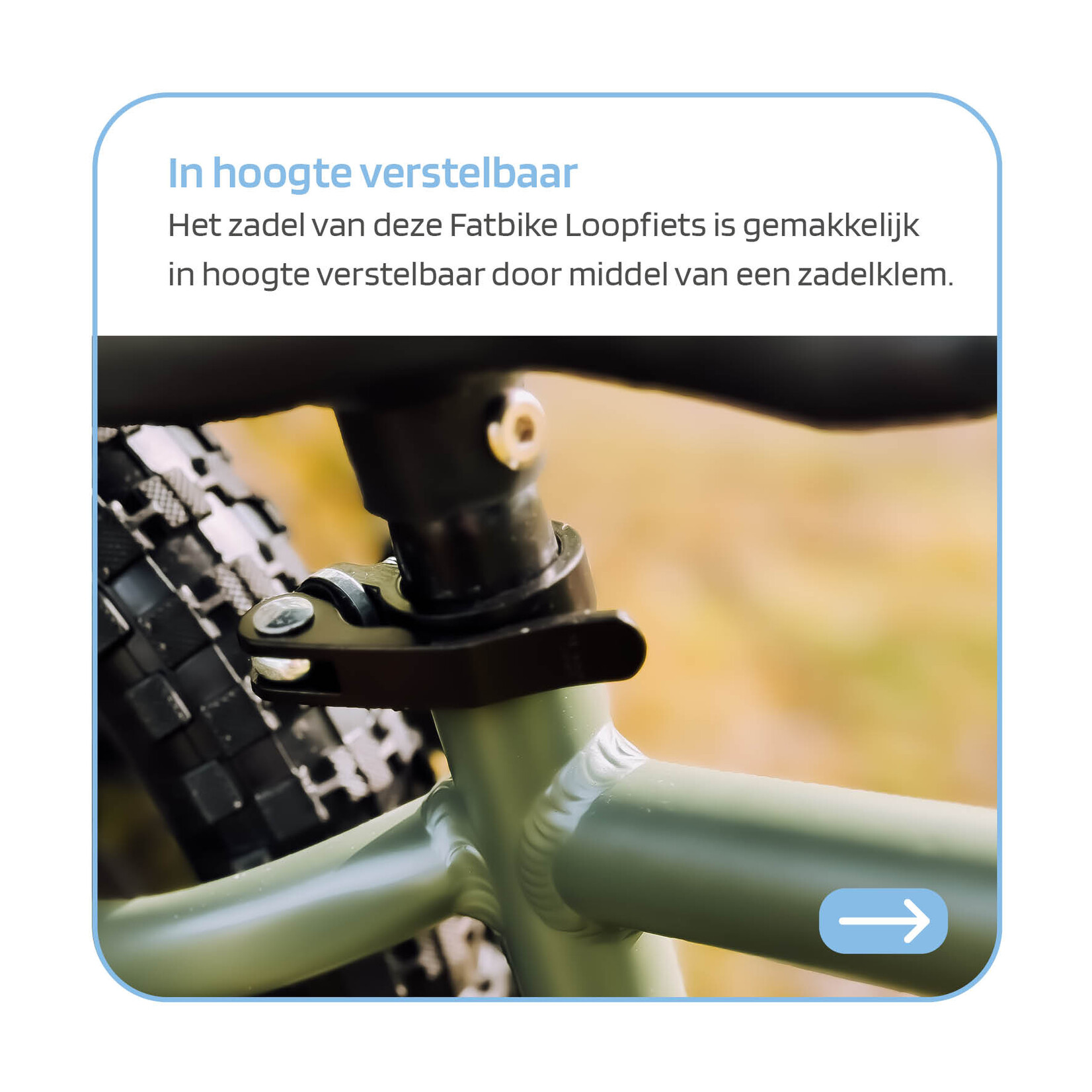 Loopfiets 3 jaar-  vanaf 3 jaar  - Jongens loopfiets – 3 jaar – Groen – Fatbike Loopfiets – Kids – Personaliseerbaar – dikke banden - Loopfiets voor Peuters
