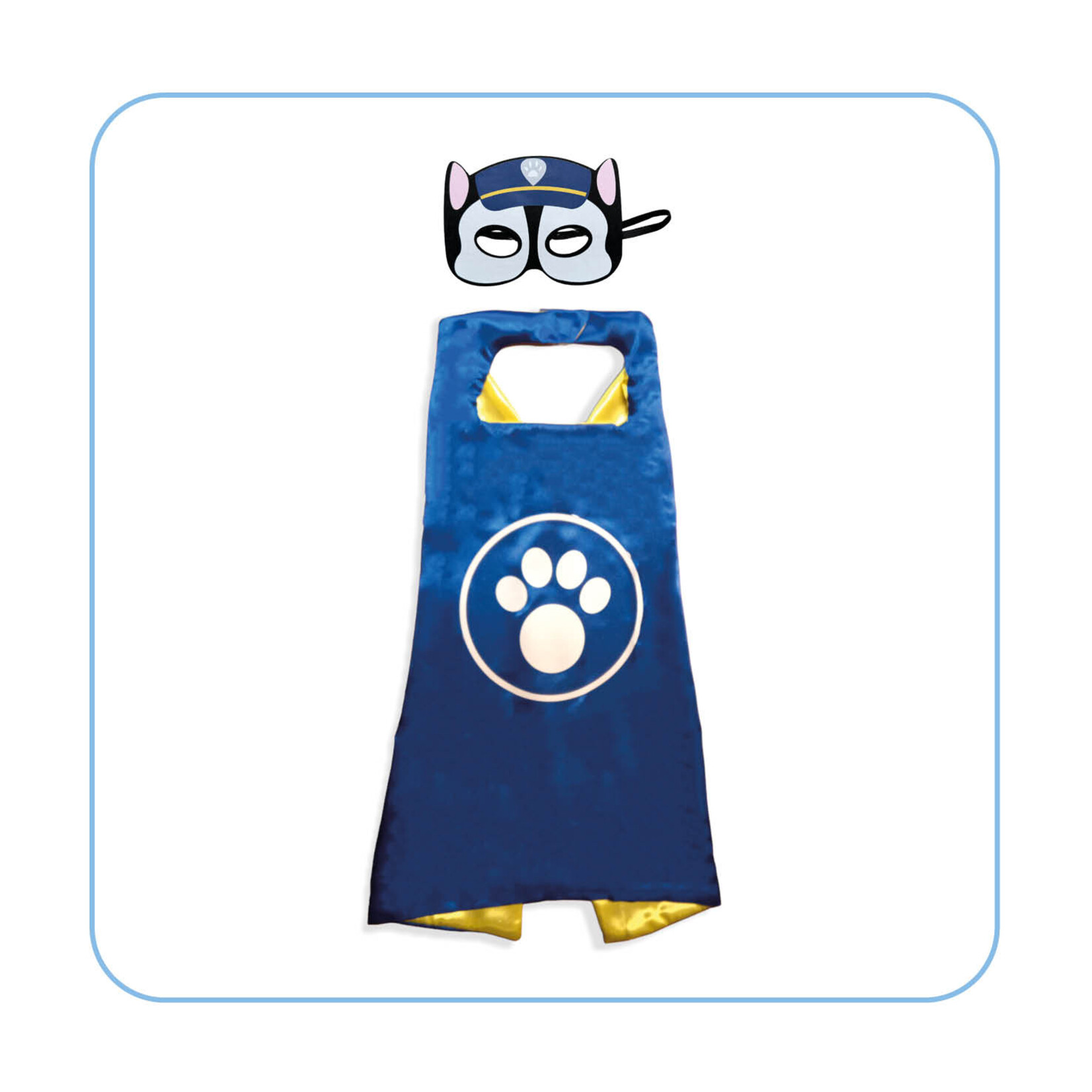 Paw Patrol Cape - Chase & Skye Cape - Carnavalskleding kinderen - Verkleedpak - Kostuum Masker - Verkleedkleren Kinderen - 2 STUKS