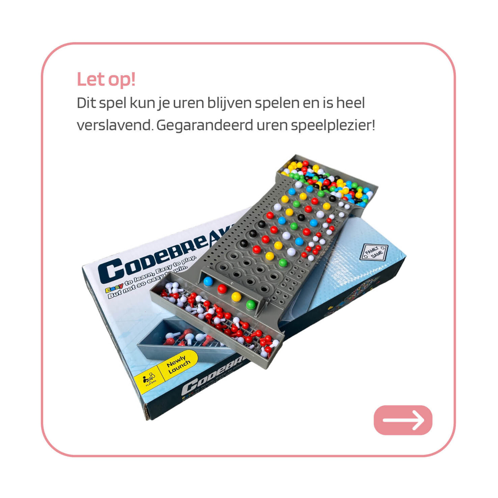 Mastermind - Code Breaking - Kraak de Code - Bordspellen - Reisspellen - Spellen