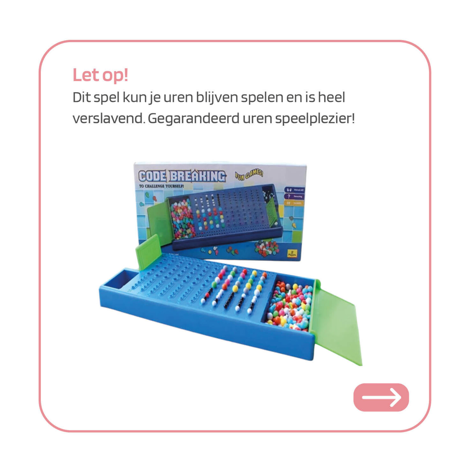 Code Breaking - Mastermind - Bordspellen - Reisspellen - Kraak de code - Spellen