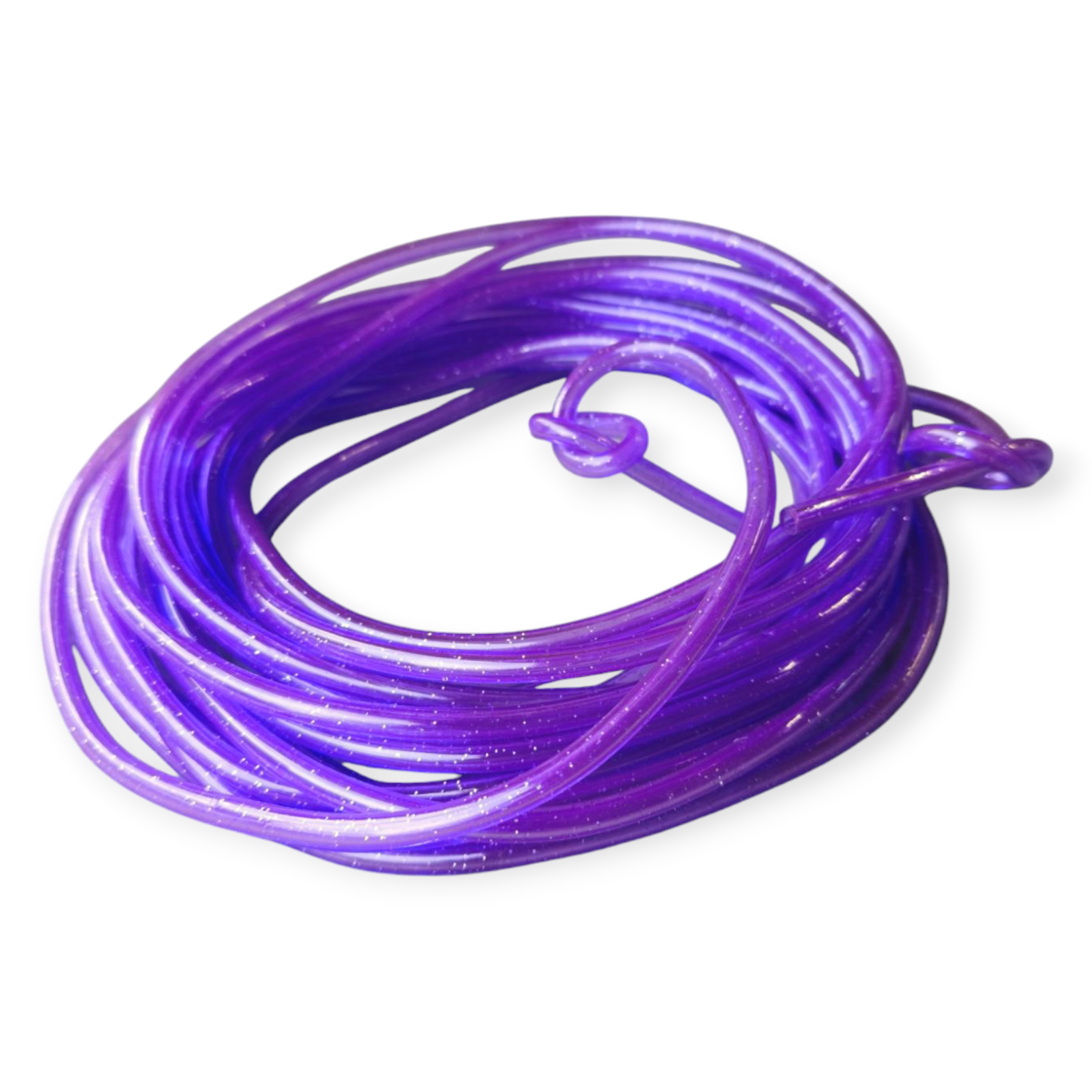 10m Springtouw Kinderen - Lang Springtouw 10 meter - Glitter Paars