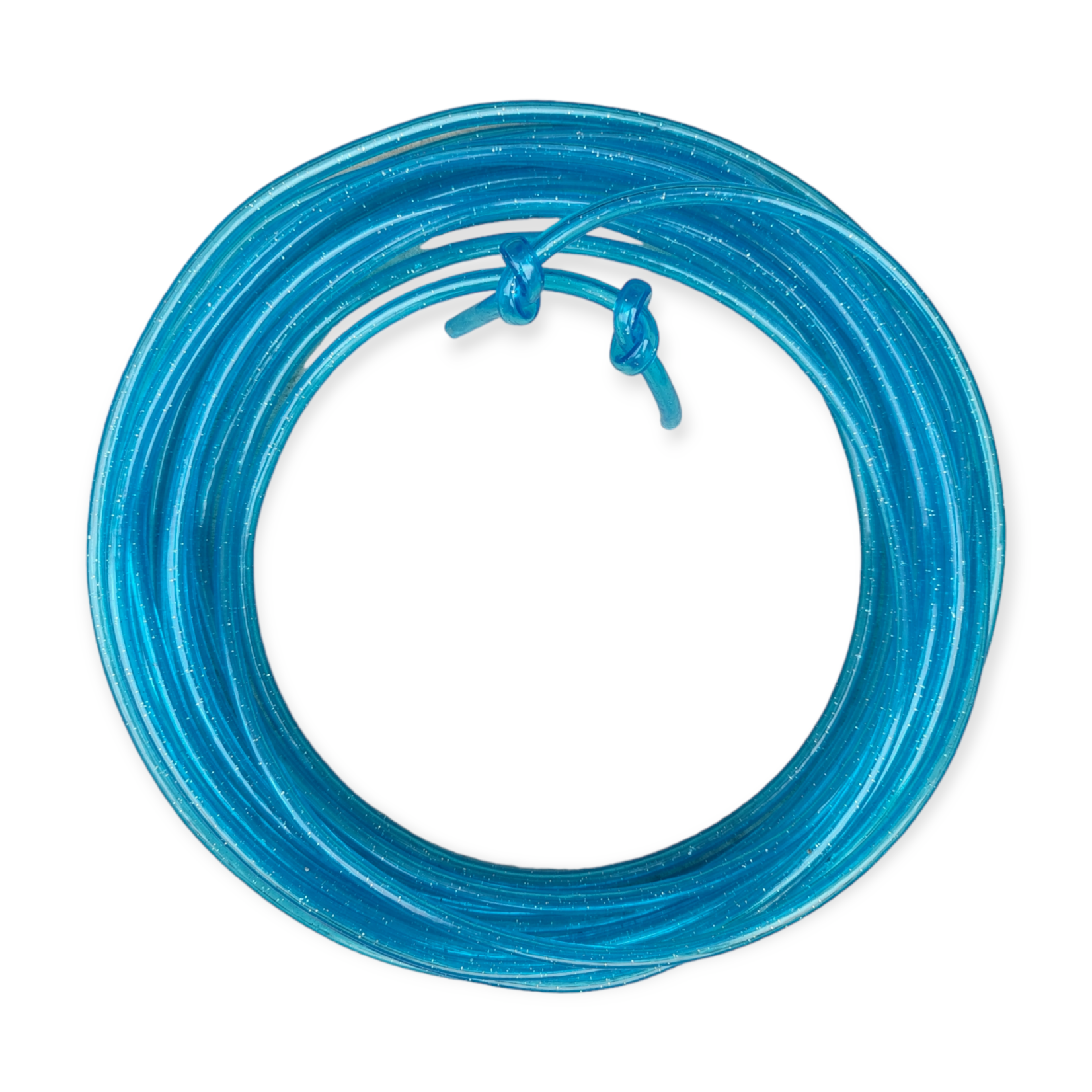 10m Springtouw Kinderen - 10 meter Lang Springtouw - Glitter Blauw