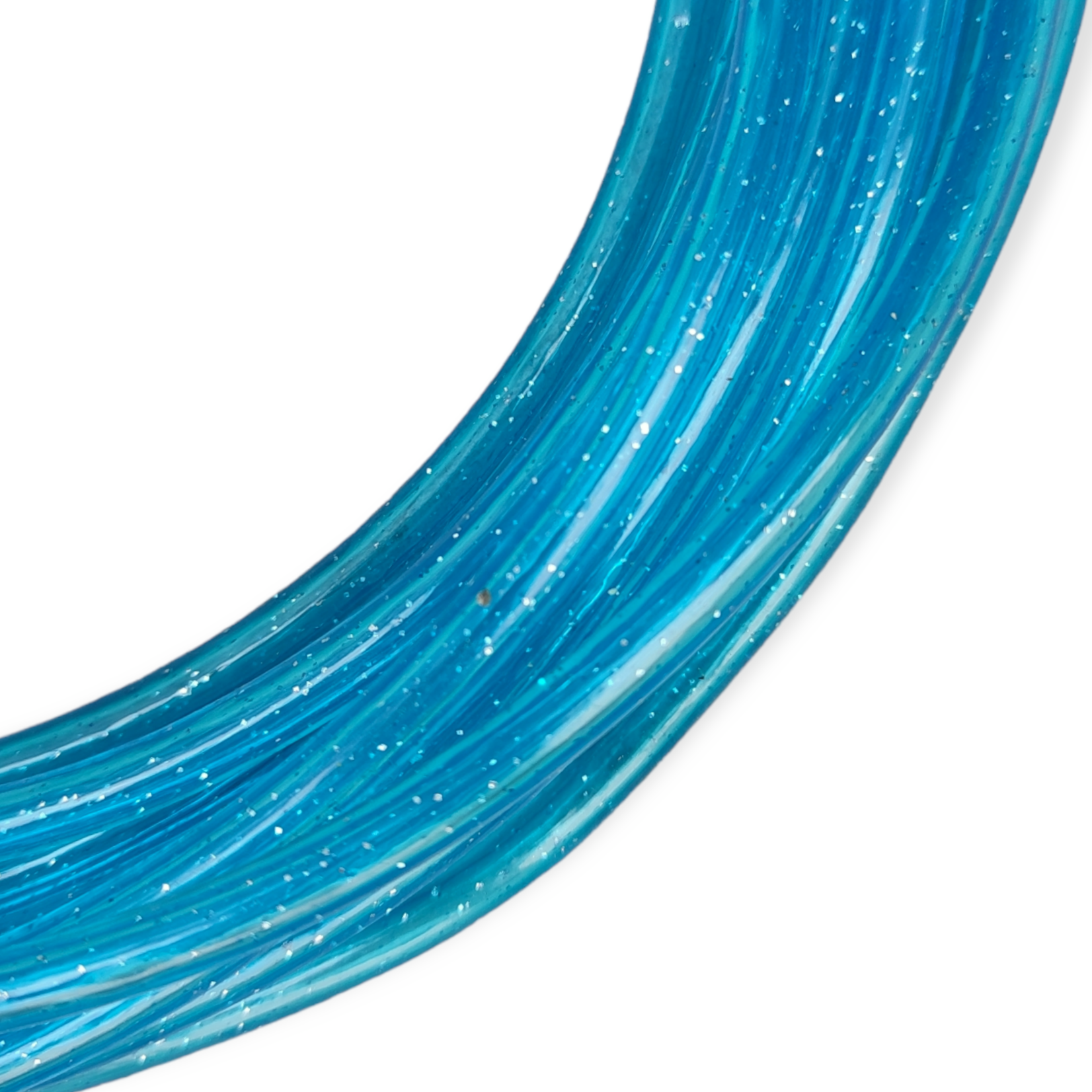 10m Springtouw Kinderen - 10 meter Lang Springtouw - Glitter Blauw