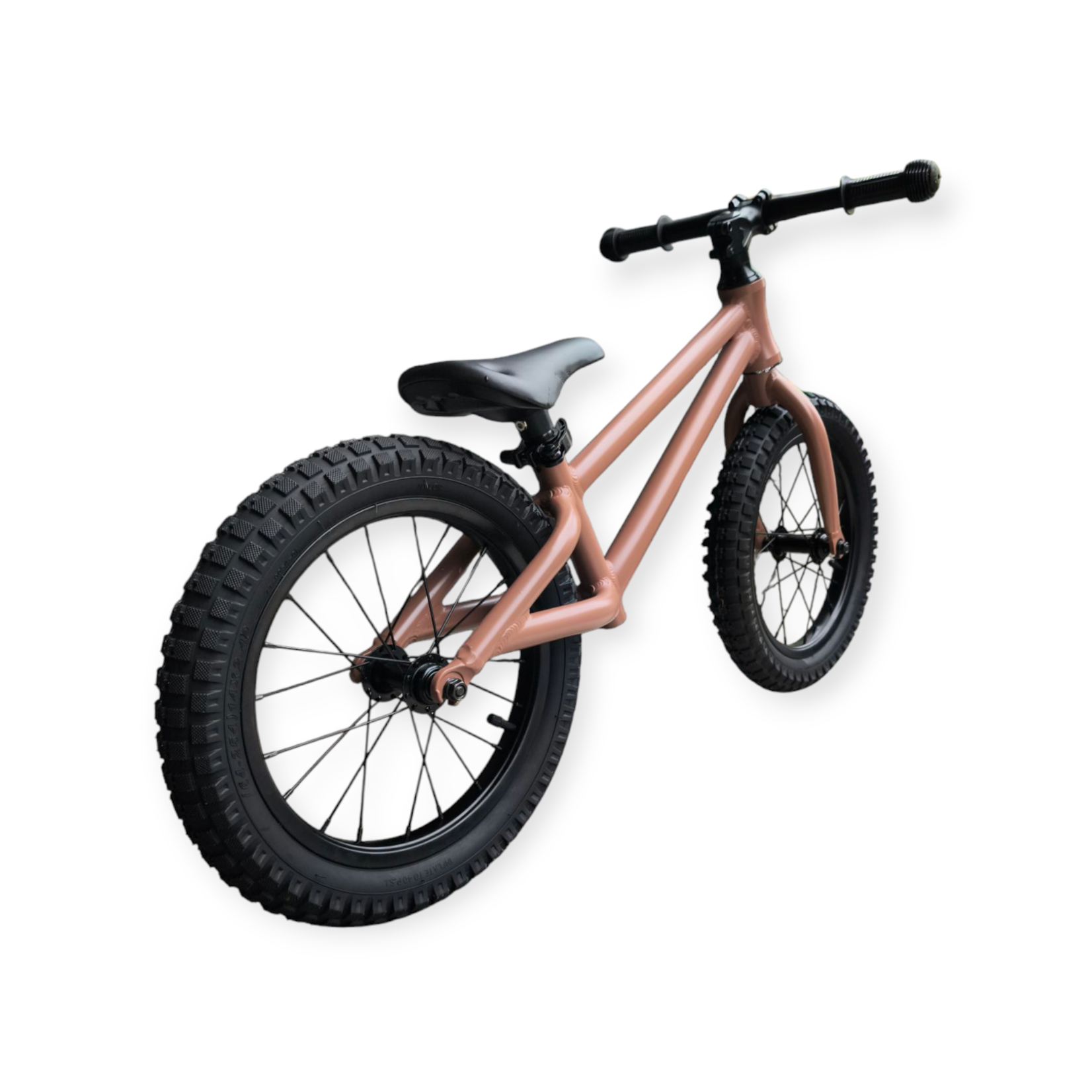 Jobber Toys Jobber Fatbike Loopfiets 3 jaar - Loopfietsen Pastel Roze - 14inch
