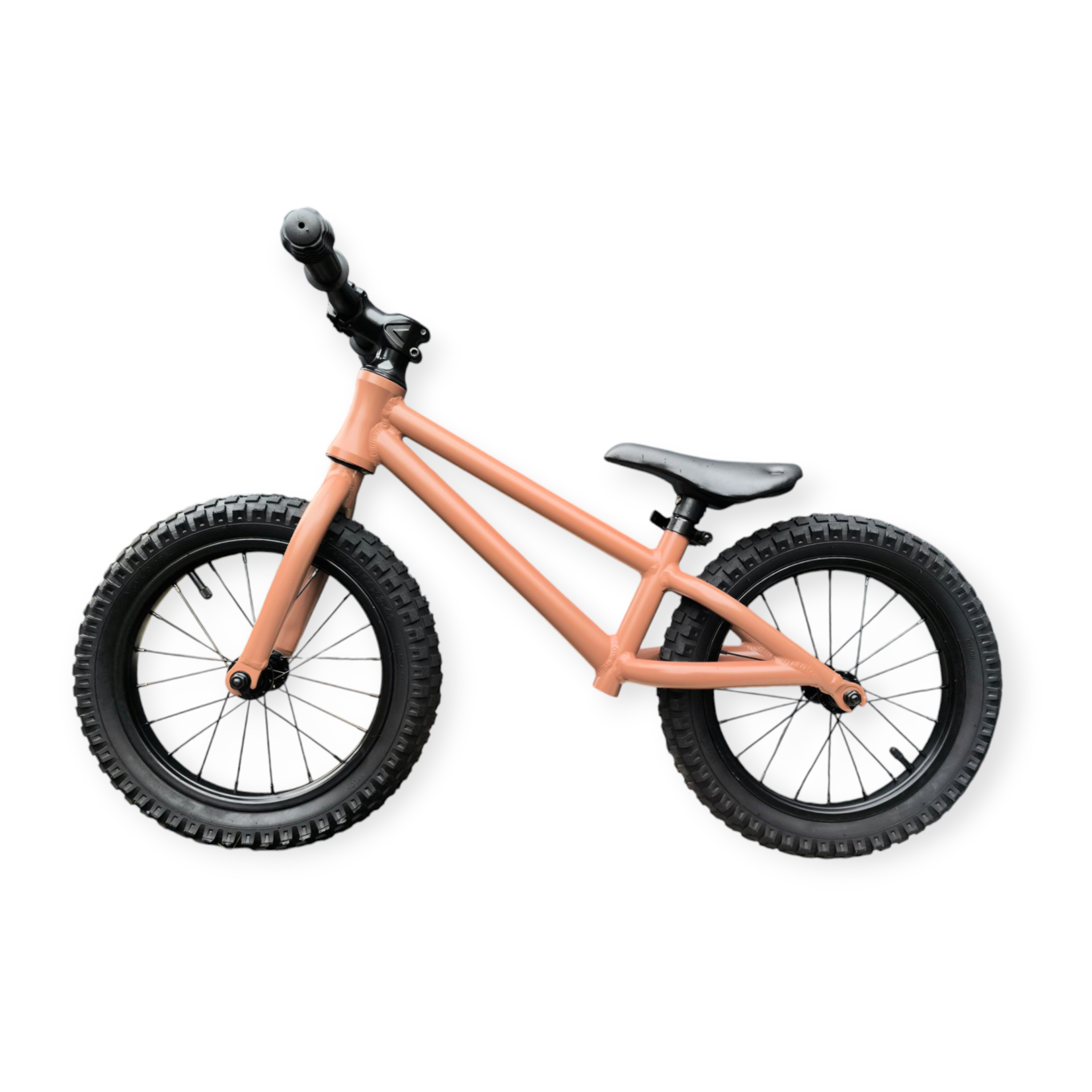 Jobber Toys Jobber Fatbike Loopfiets 3 jaar - Loopfietsen Pastel Roze - 14inch