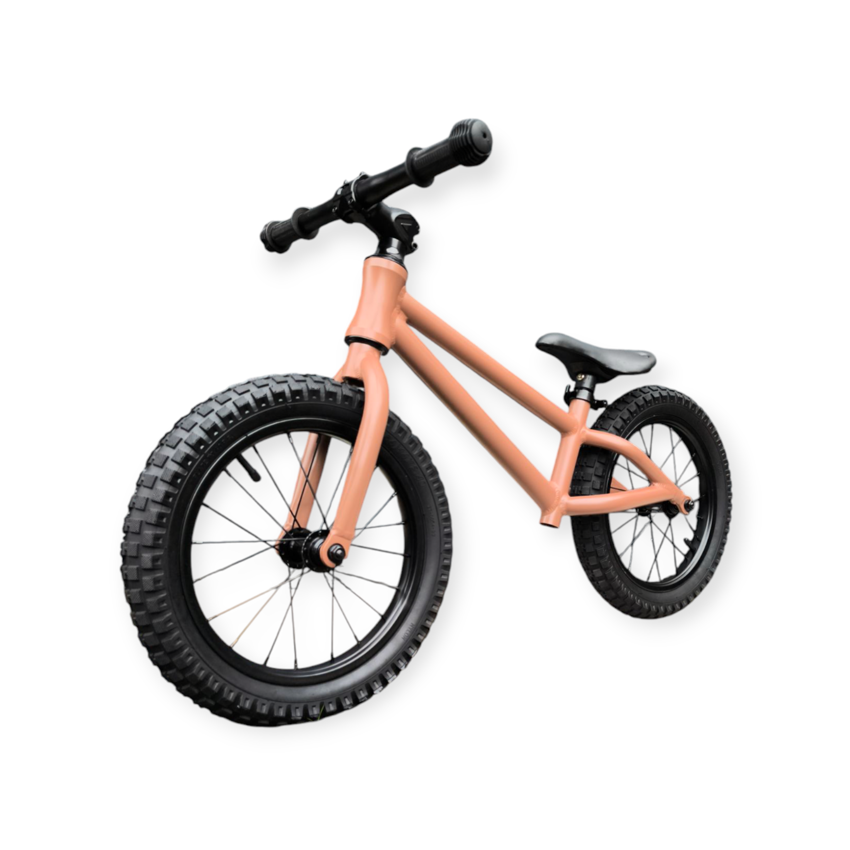 Jobber Toys Jobber Fatbike Loopfiets 3 jaar - Loopfietsen Pastel Roze - 14inch