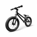 Jobber Toys Jobber Fatbike Loopfiets 3 jaar - Stoere Loopfietsen mat Zwart - 14inch