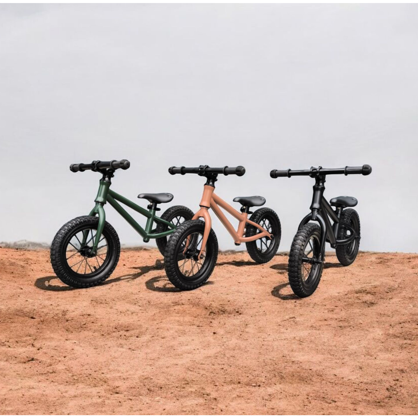 Jobber Toys Jobber – Loopfiets 2 jaar – Loopfietsen 12inch - Stoer mat Groen