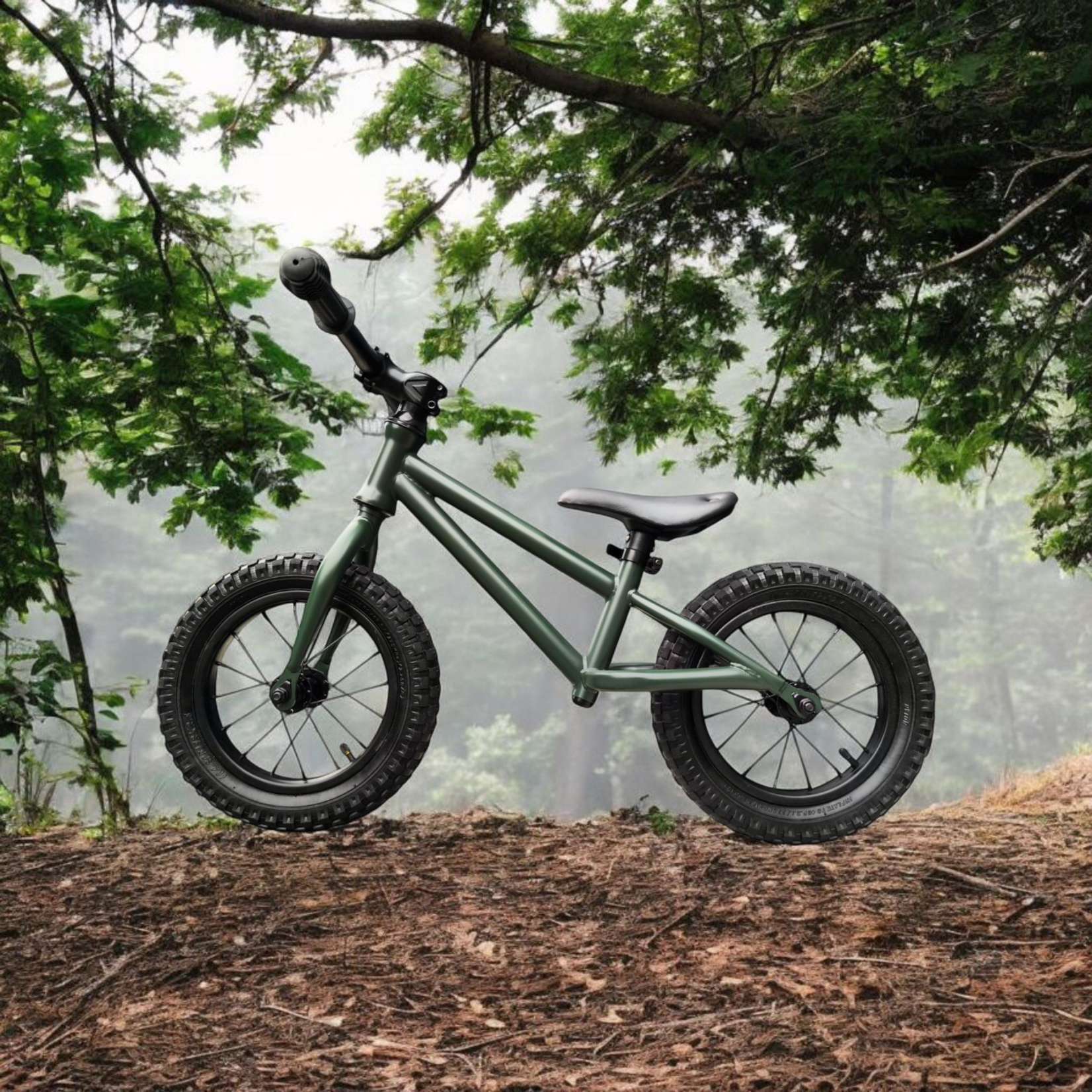 Jobber Toys Jobber – Loopfiets 2 jaar – Loopfietsen 12inch - Stoer mat Groen