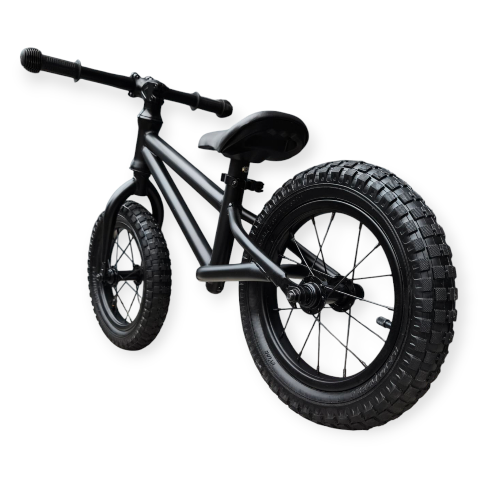 Jobber Toys Jobber – Loopfiets 2 jaar – Loopfietsen 12inch - Mat Zwart