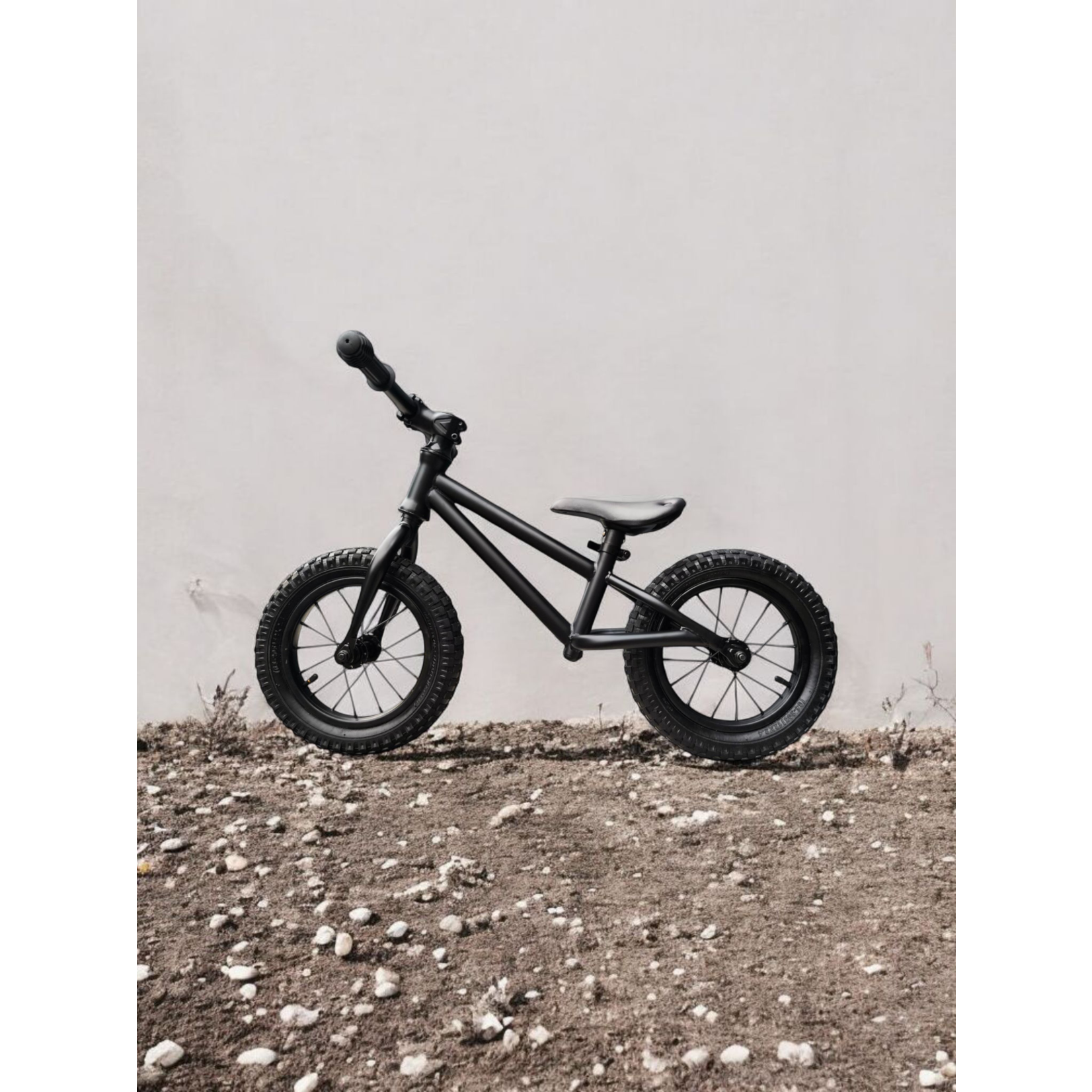 Jobber Toys Jobber – Loopfiets 2 jaar – Loopfietsen 12inch - Mat Zwart
