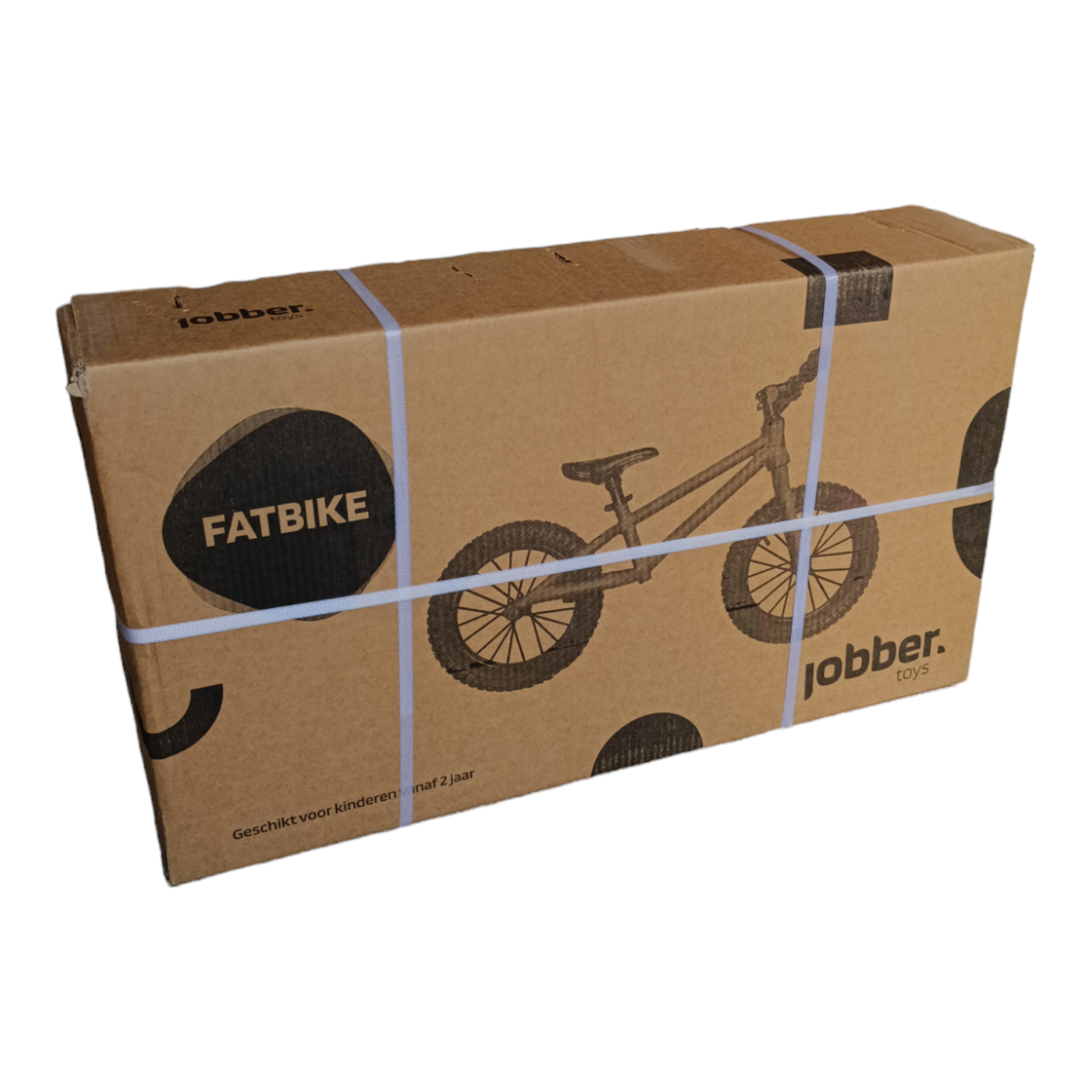 Jobber Toys Jobber – Loopfiets 2 jaar – Loopfietsen 12inch - Mat Zwart