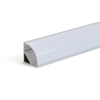 PURPL LED Strip Frame Aluminum 2,5 m 20x20 mm Corner