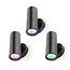 PURPL LED GU10 Double Wall Spot Round Black