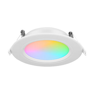 MiBoxer/Mi-Light LED Downlight - ø120mm - RGB+CCT - 6W - Round - IP44 - FUT068