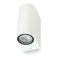 PURPL LED GU10 Up & Down Wall Light D-Shape White
