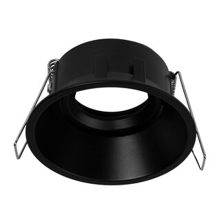 PURPL LED GU10 Recessed Spotlight Fixture Tilting 'Charlotte' Round Black Ø93mm